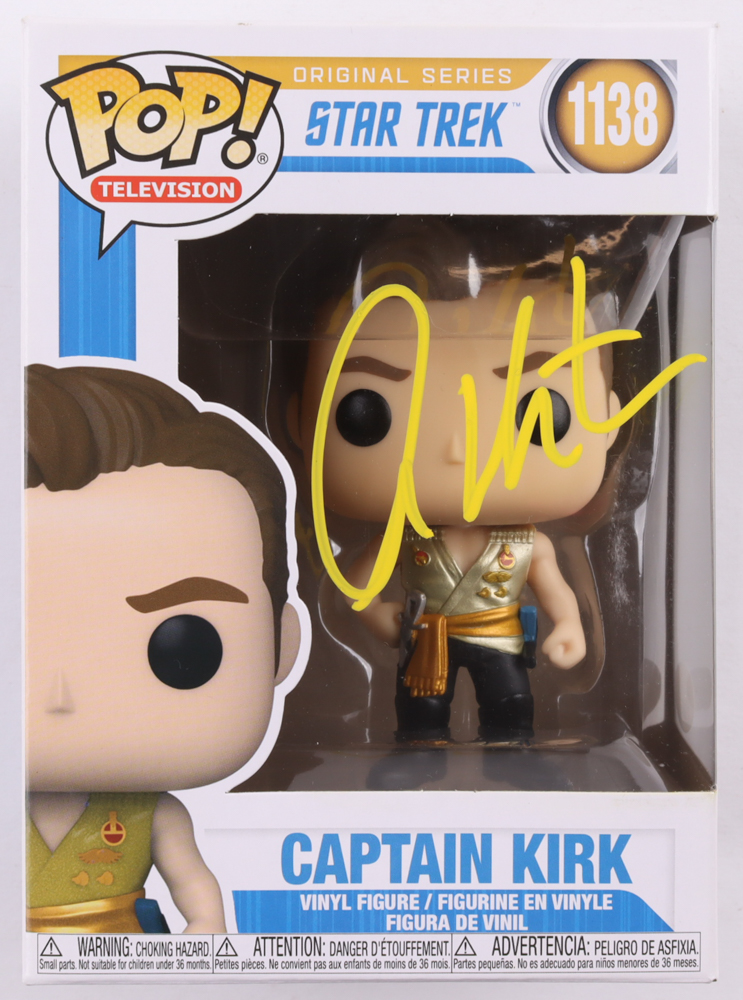 William Shatner Signed "Star Trek" #1138 Captain Kirk Funko Pop! Vinyl Figure (JSA) at PristineAuction.com William Shatner Signed "Star Trek" #1138 Captain Kirk Funko Pop! Vinyl Figure (JSA) at PristineAuction.com