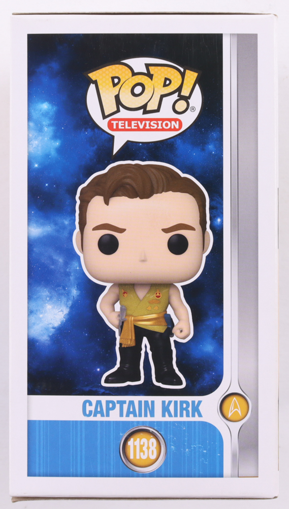 William Shatner Signed "Star Trek" #1138 Captain Kirk Funko Pop! Vinyl Figure (JSA) at PristineAuction.com William Shatner Signed "Star Trek" #1138 Captain Kirk Funko Pop! Vinyl Figure (JSA) at PristineAuction.com