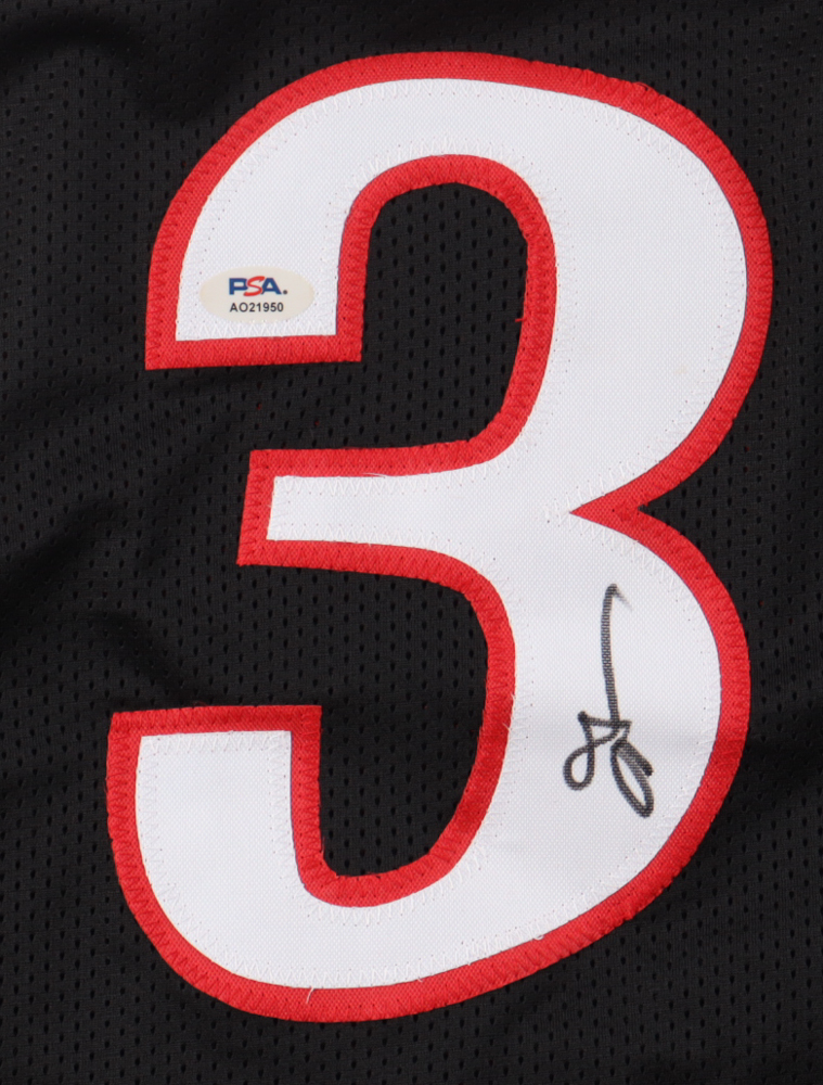 Allen Iverson Signed Jersey (PSA) at PristineAuction.com Allen Iverson Signed Jersey (PSA) at PristineAuction.com