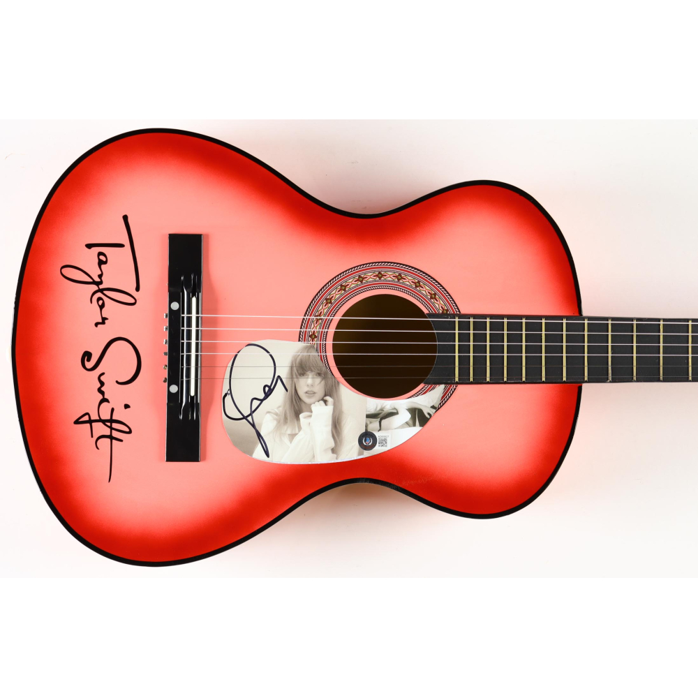 Taylor Swift Signed 38" Acoustic Guitar (Beckett) at PristineAuction.com