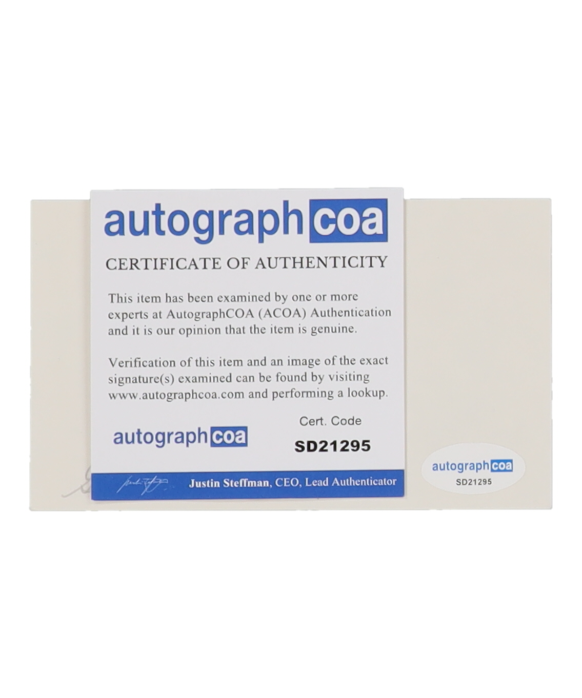 Gerald R. Ford Signed Index Card (AutographCOA) at PristineAuction.com Gerald R. Ford Signed Index Card (AutographCOA) at PristineAuction.com