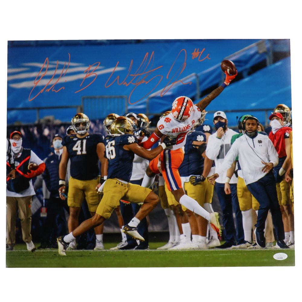 E.J. Williams Signed Clemson Tigers 16x20 Photo (JSA) at PristineAuction.com