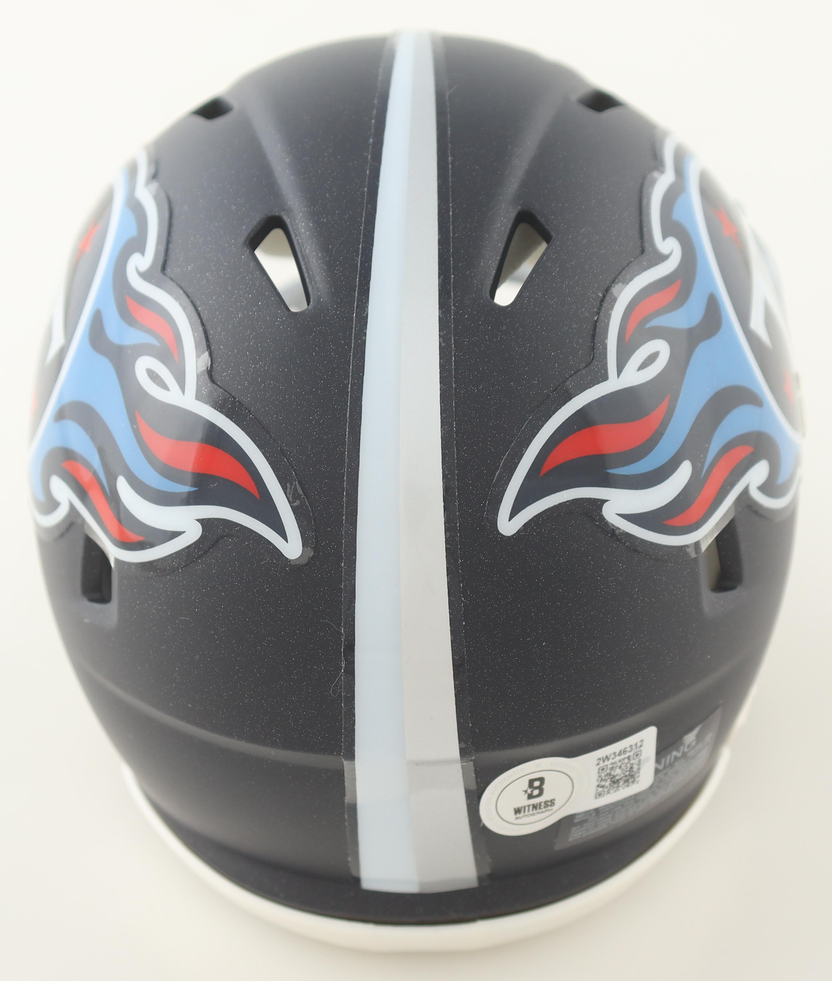 Tyjae Spears Signed Titans Speed Mini Helmet (Beckett) at PristineAuction.com Tyjae Spears Signed Titans Speed Mini Helmet (Beckett) at PristineAuction.com