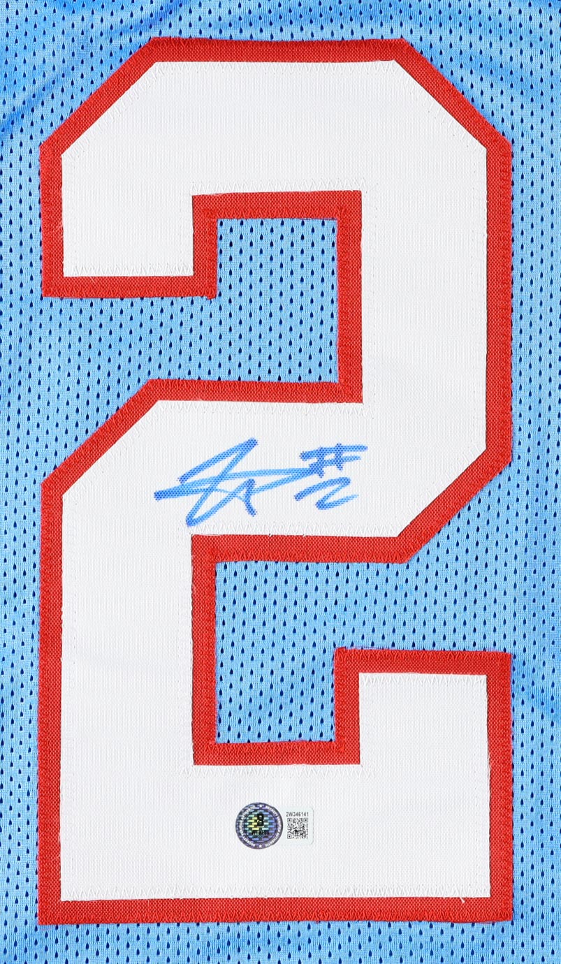 Tyjae Spears Signed Jersey (JSA) at PristineAuction.com Tyjae Spears Signed Jersey (JSA) at PristineAuction.com