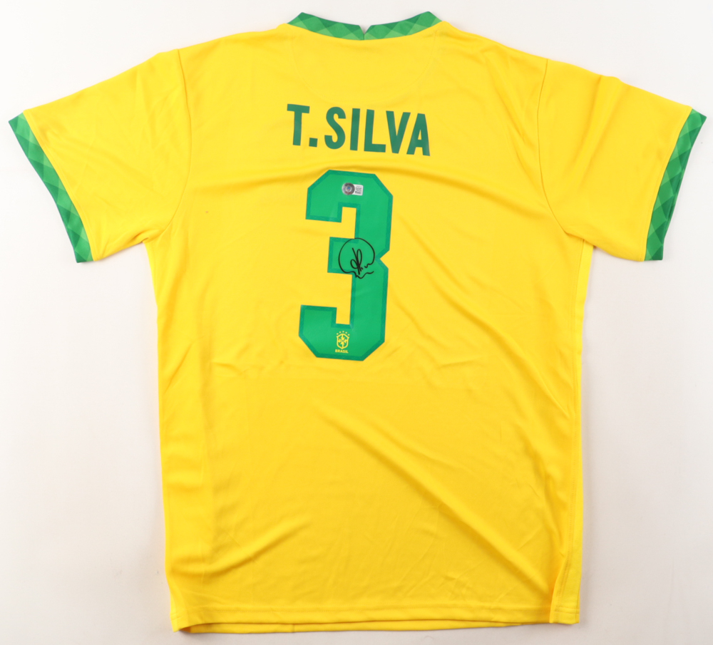 Thiago Silva Signed Jersey (Beckett) at PristineAuction.com Thiago Silva Signed Jersey (Beckett) at PristineAuction.com