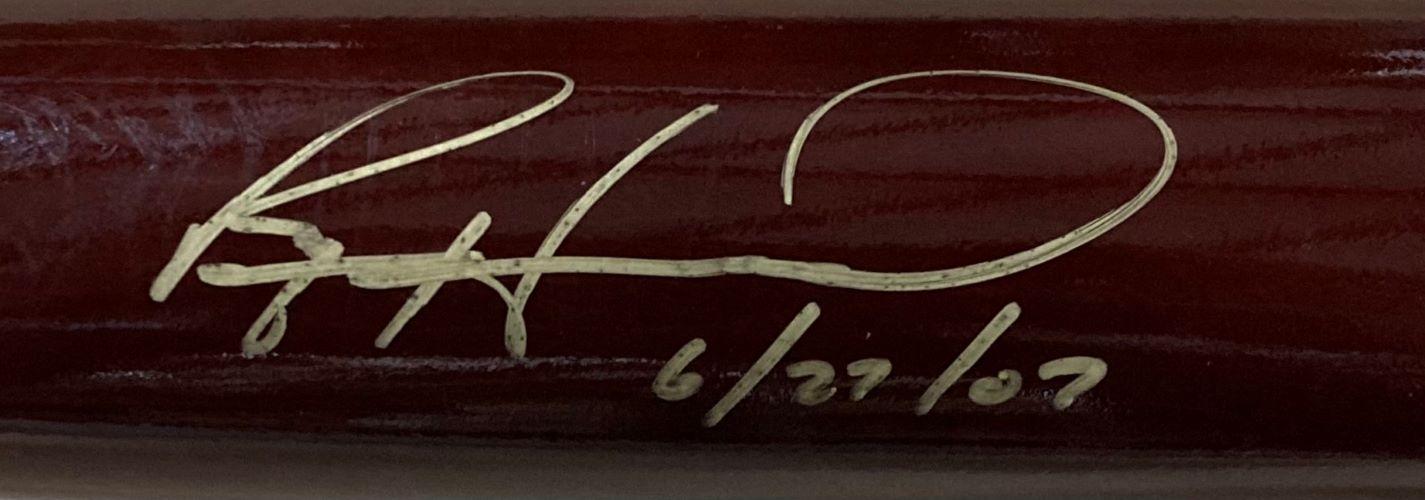 Ryan Howard Signed LE Marucci Game Model Bat Inscribed "6/27/07" (Howard) at PristineAuction.com Ryan Howard Signed LE Marucci Game Model Bat Inscribed "6/27/07" (Howard) at PristineAuction.com