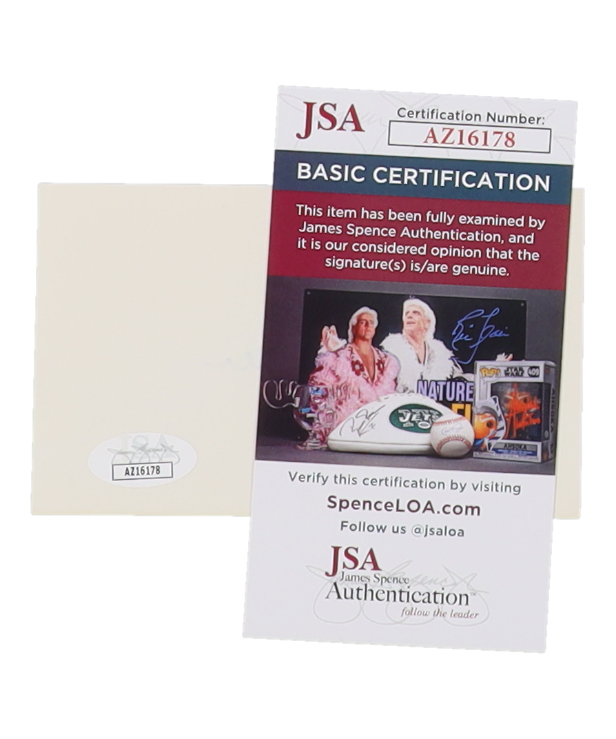 Billy Casper Signed Index Card (JSA) at PristineAuction.com Billy Casper Signed Index Card (JSA) at PristineAuction.com