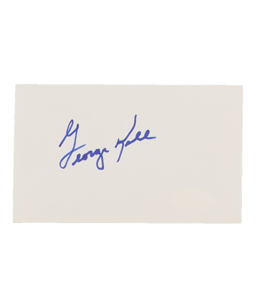 George Kell Signed Index Card (JSA) at PristineAuction.com George Kell Signed Index Card (JSA) at PristineAuction.com