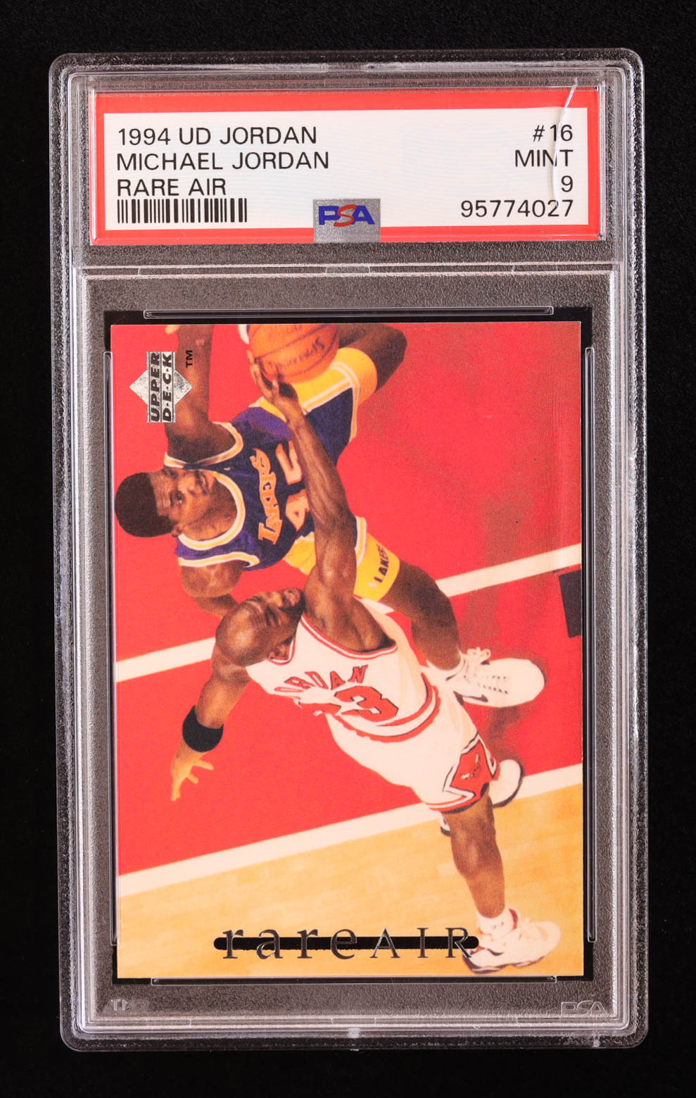 Michael Jordan 1994 Upper Deck Jordan Rare Air #16 (PSA 9) at PristineAuction.com Michael Jordan 1994 Upper Deck Jordan Rare Air #16 (PSA 9) at PristineAuction.com