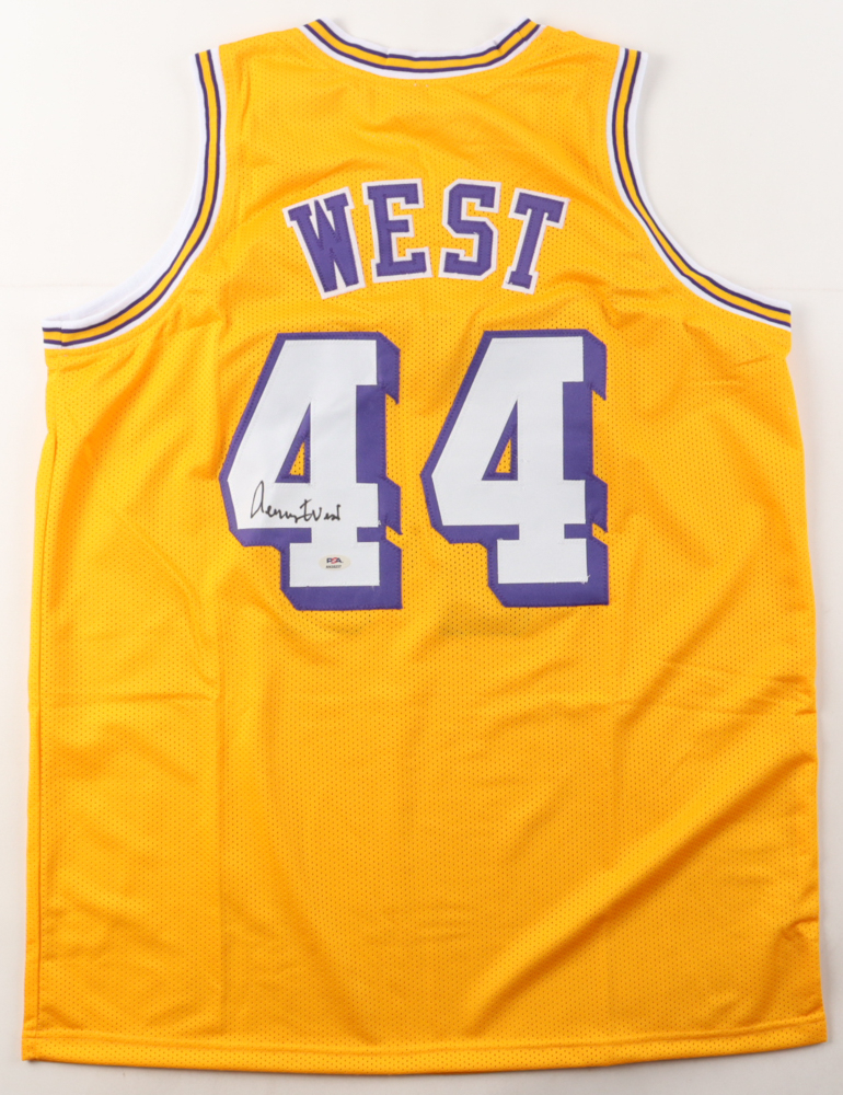 Jerry West Signed Jersey (PSA) Pristine Auction