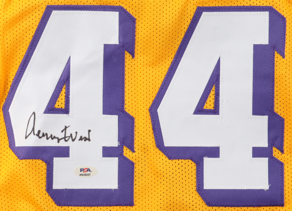 Jerry West Signed Jersey (PSA) Pristine Auction