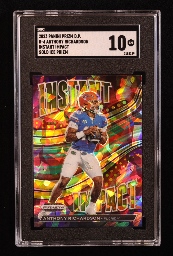 Anthony Richardson 2023 Panini Prizm Draft Picks Instant Impact Gold