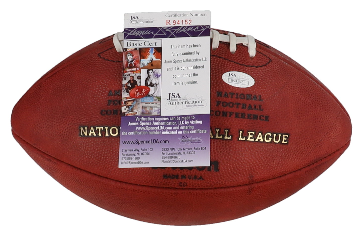 Andrew Luck Signed NFL "The Duke" Official Game Football (JSA) at PristineAuction.com Andrew Luck Signed NFL "The Duke" Official Game Football (JSA) at PristineAuction.com