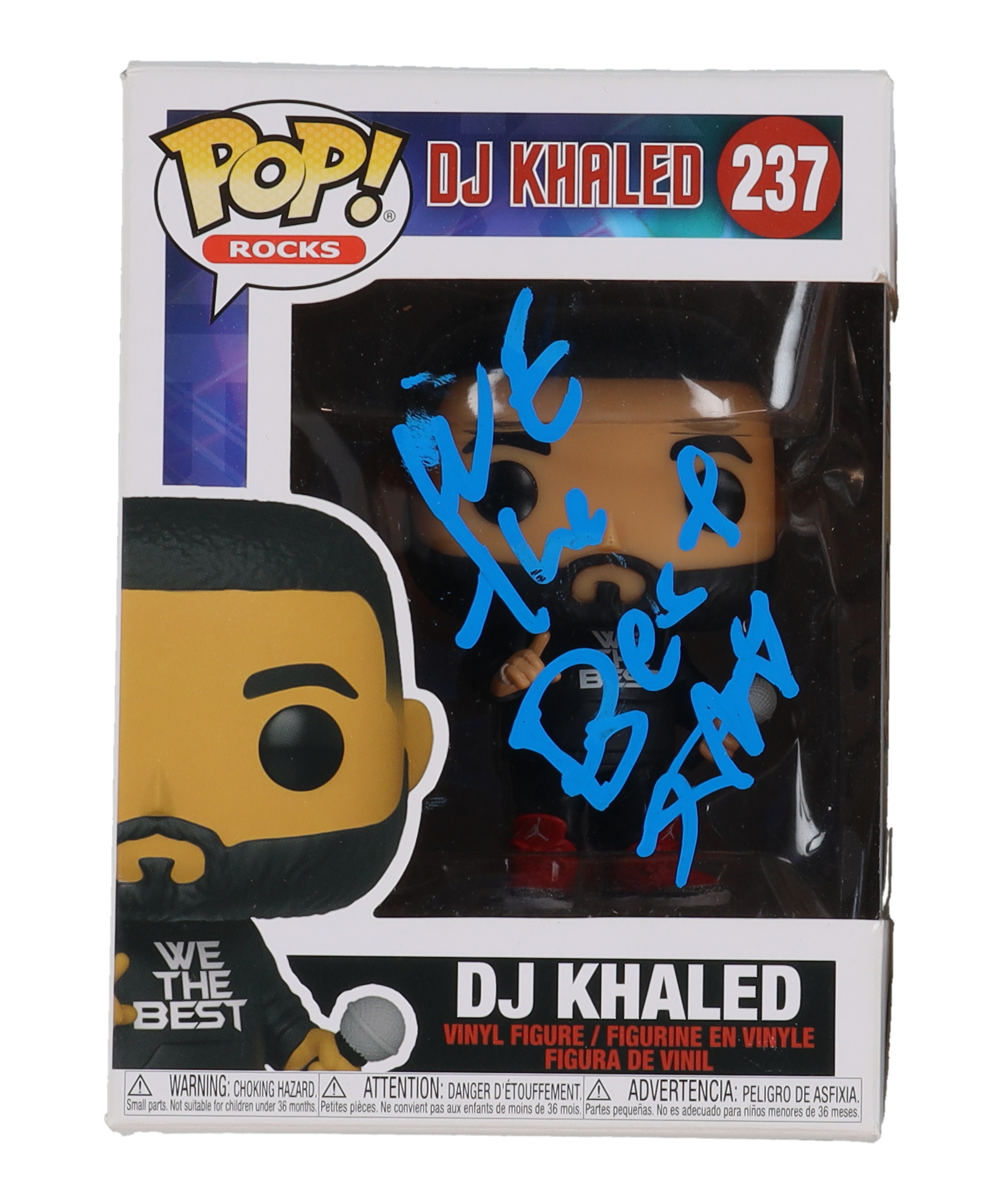 DJ Khaled Signed #237 Funko Pop! Vinyl Figure Inscribed "We The Best" (AutographCOA) at PristineAuction.com DJ Khaled Signed #237 Funko Pop! Vinyl Figure Inscribed "We The Best" (AutographCOA) at PristineAuction.com