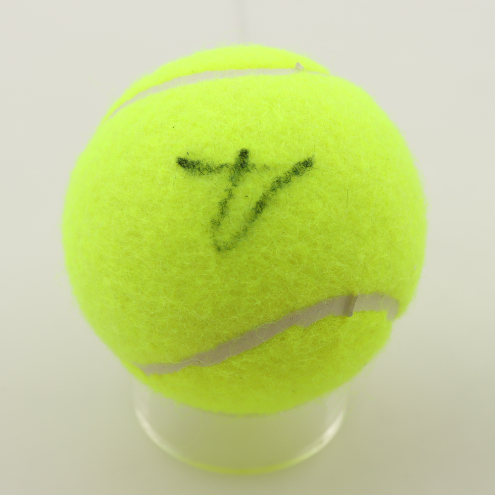 Jannik Sinner Signed Tennis Ball (AutographCOA) Pristine Auction