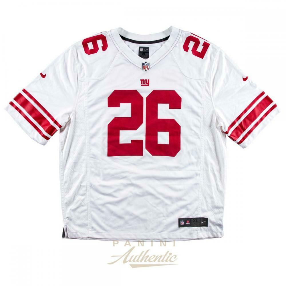 Saquon Barkley Signed Giants Nike Jersey (Panini) at PristineAuction.com Saquon Barkley Signed Giants Nike Jersey (Panini) at PristineAuction.com