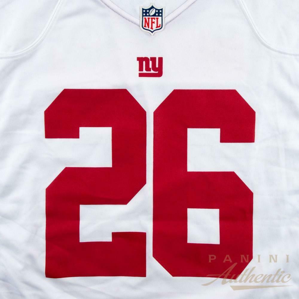 Saquon Barkley Signed Giants Nike Jersey (Panini) at PristineAuction.com Saquon Barkley Signed Giants Nike Jersey (Panini) at PristineAuction.com