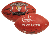Cooper Kupp Signed Rams LE Super Bowl LVI Champions Logo Football Inscribed "SB LVI MVP" (Fanatics) at PristineAuction.com
