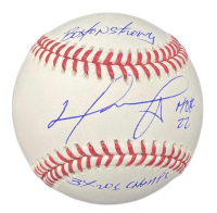 David Ortiz Signed LE MLB Baseball Inscribed "HOF 22", "3x WS Champs" & "Boston Strong" (Fanatics & MLB) at PristineAuction.com