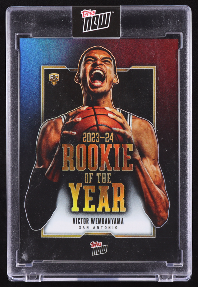 Victor Wembanyama 2023-24 Topps Now Victor Wembanyama #VW6 ROY RC at PristineAuction.com Victor Wembanyama 2023-24 Topps Now Victor Wembanyama #VW6 ROY RC at PristineAuction.com