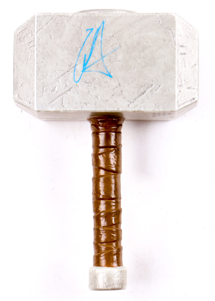 Chris Hemsworth Signed "Thor" Mjolnir Hammer (ACOA) at PristineAuction.com Chris Hemsworth Signed "Thor" Mjolnir Hammer (ACOA) at PristineAuction.com