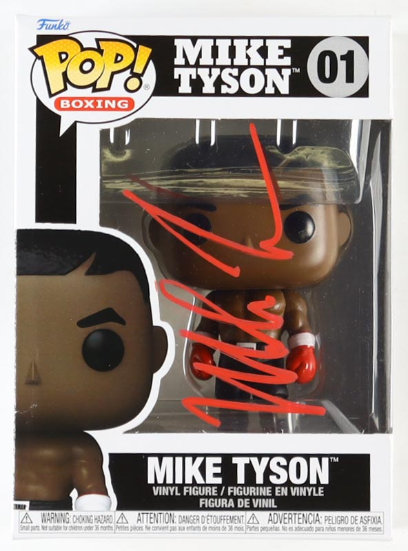 Mike Tyson Signed #01 Funko Pop! Vinyl Figure (Beckett) at PristineAuction.com Mike Tyson Signed #01 Funko Pop! Vinyl Figure (Beckett) at PristineAuction.com