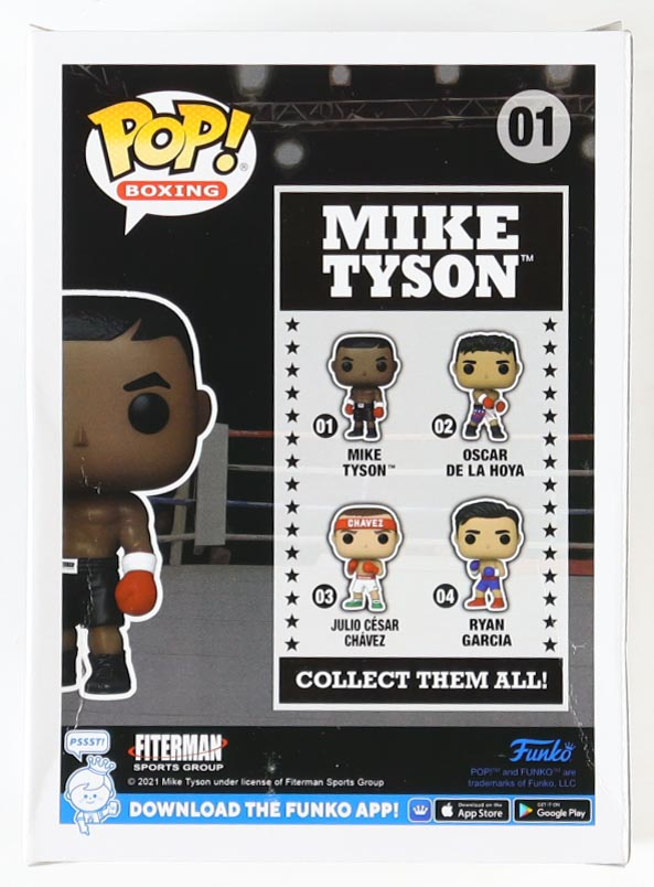 Mike Tyson Signed #01 Funko Pop! Vinyl Figure (Beckett) at PristineAuction.com Mike Tyson Signed #01 Funko Pop! Vinyl Figure (Beckett) at PristineAuction.com