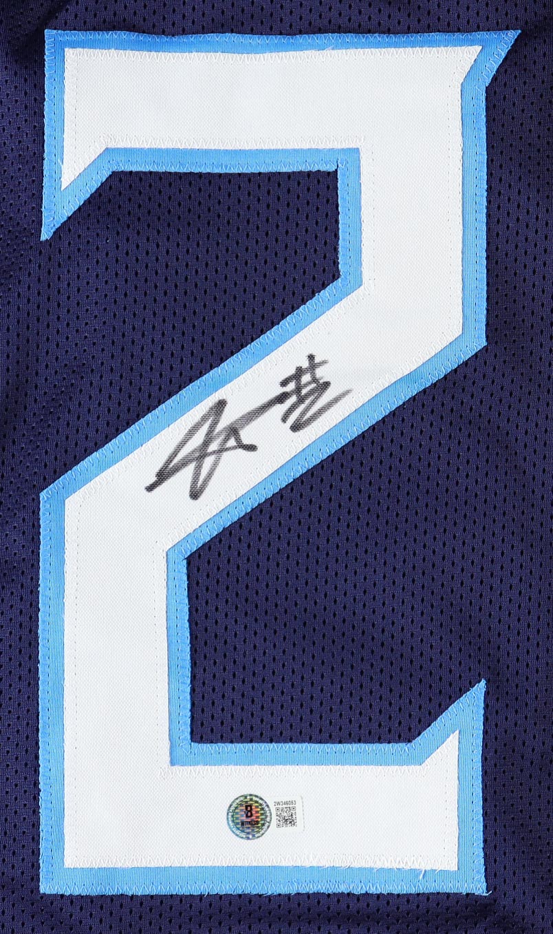 Tyjae Spears Signed Jersey (Beckett) at PristineAuction.com Tyjae Spears Signed Jersey (Beckett) at PristineAuction.com