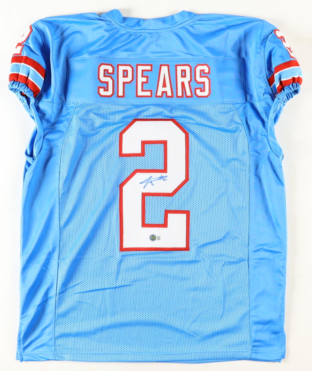 Tyjae Spears Signed Jersey (Beckett) at PristineAuction.com Tyjae Spears Signed Jersey (Beckett) at PristineAuction.com