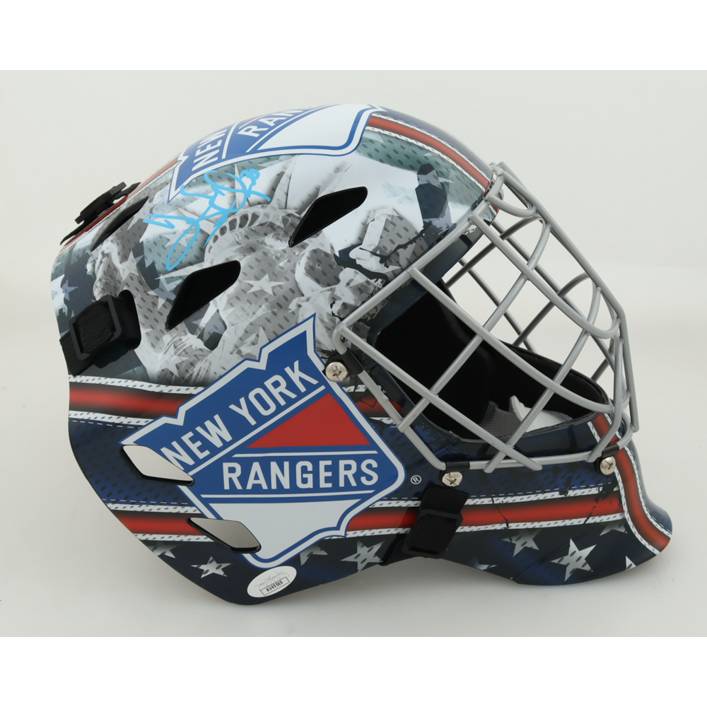 Henrik Lundqvist will wear this mask tonight to honor all those who serve  in the FDNY : r/hockey, image size:1000x1000