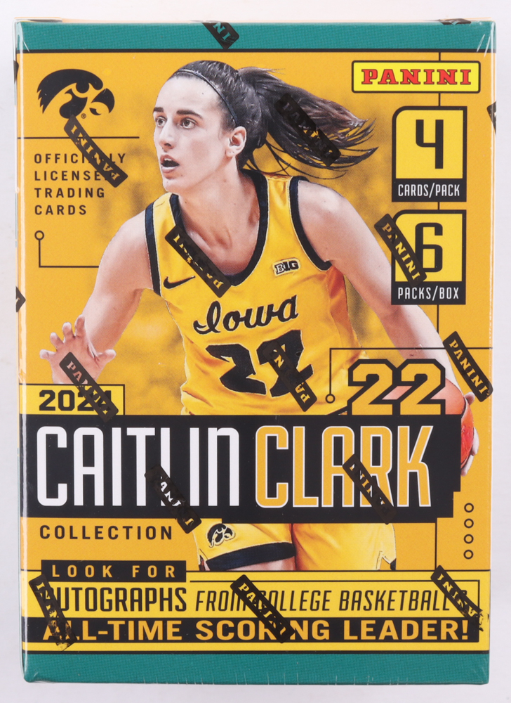 thumbnail image 2 of 2024 Panini Caitlin Clark Collection Basketball Blaster Box - 24 Cards Sealed 2 of 4