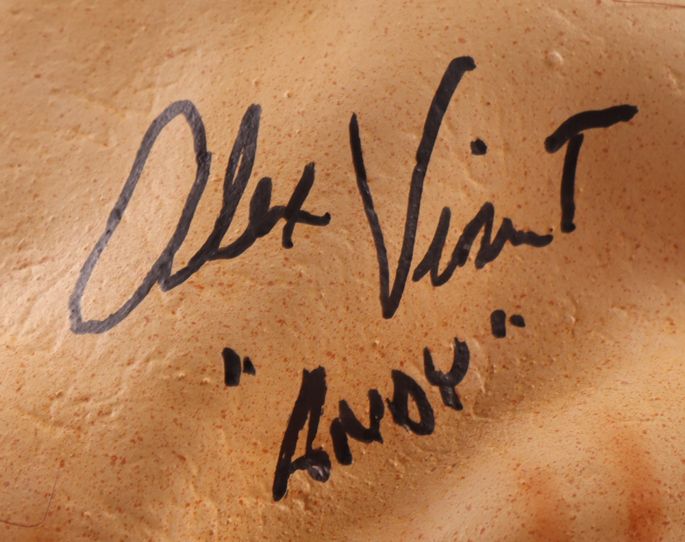 Alex Vincent Signed "Child's Play" Chucky Mask Inscribed "Andy" & "Chucky Didi It" (JSA) at PristineAuction.com Alex Vincent Signed "Child's Play" Chucky Mask Inscribed "Andy" & "Chucky Didi It" (JSA) at PristineAuction.com