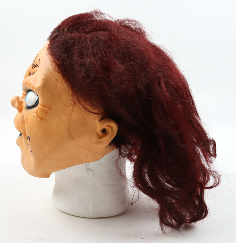 Alex Vincent Signed "Child's Play" Chucky Mask Inscribed "Andy" & "Chucky Didi It" (JSA) at PristineAuction.com Alex Vincent Signed "Child's Play" Chucky Mask Inscribed "Andy" & "Chucky Didi It" (JSA) at PristineAuction.com