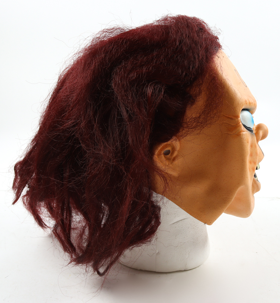 Alex Vincent Signed "Child's Play" Chucky Mask Inscribed "Andy" & "Chucky Didi It" (JSA) at PristineAuction.com Alex Vincent Signed "Child's Play" Chucky Mask Inscribed "Andy" & "Chucky Didi It" (JSA) at PristineAuction.com