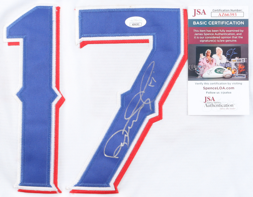 Nathan Eovaldi Signed Jersey With 2023 World Series Patch (JSA) at PristineAuction.com Nathan Eovaldi Signed Jersey With 2023 World Series Patch (JSA) at PristineAuction.com