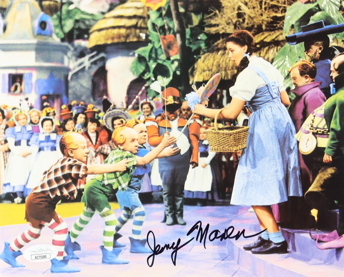 Jerry Maren Signed "The Wizard of Oz" 8x10 Photo (JSA) at PristineAuction.com Jerry Maren Signed "The Wizard of Oz" 8x10 Photo (JSA) at PristineAuction.com