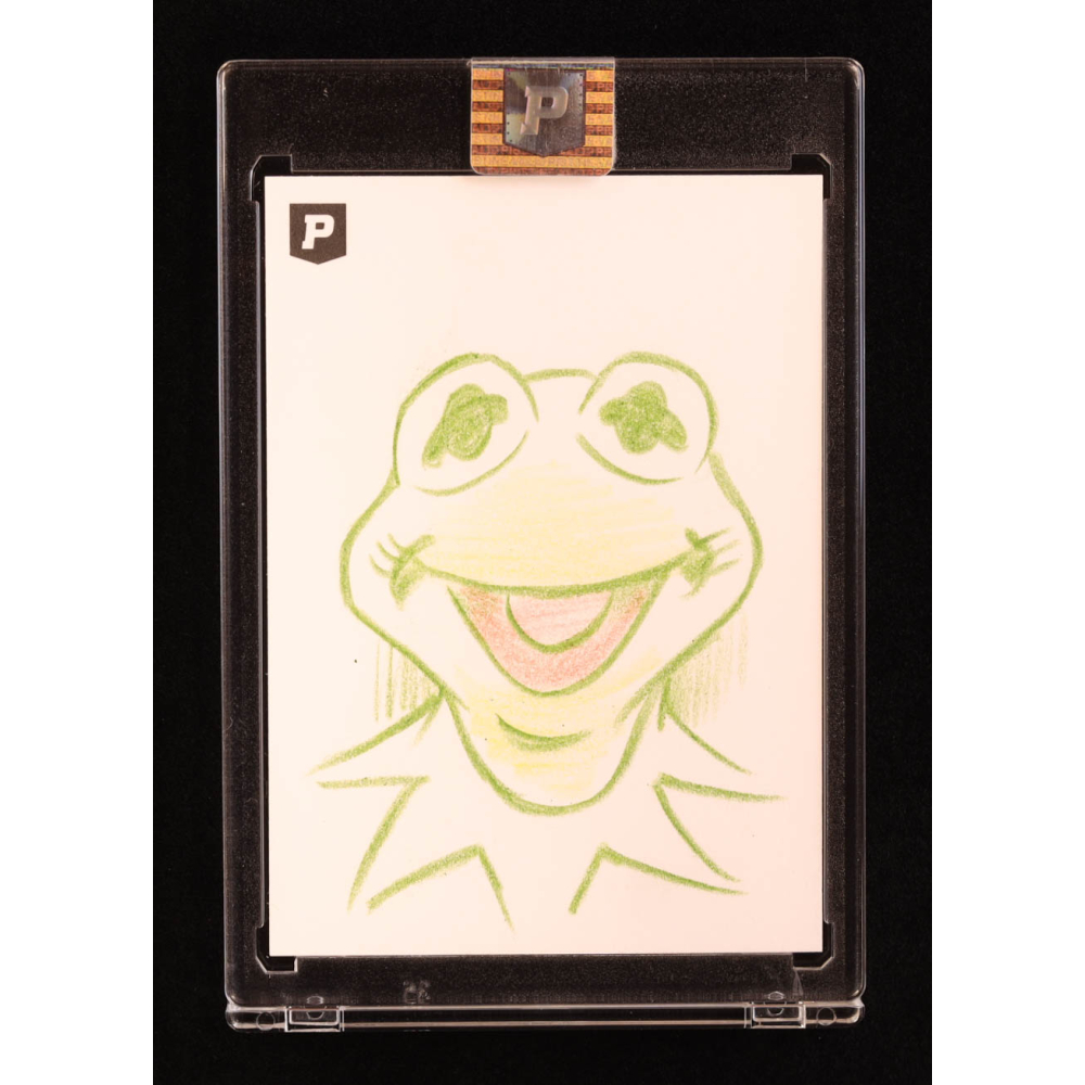Kermit the Frog | The Muppets | Original Art Sketch Card by Guy Gilchrist (1/1 Original Art) at PristineAuction.com