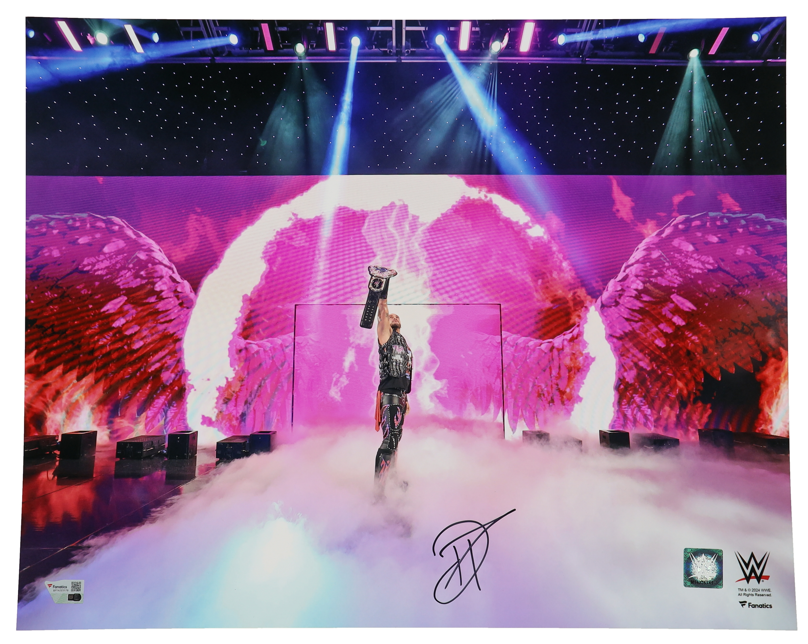 Damian Priest Signed WWE 16x20 Photo (Fanatics) at PristineAuction.com Damian Priest Signed WWE 16x20 Photo (Fanatics) at PristineAuction.com