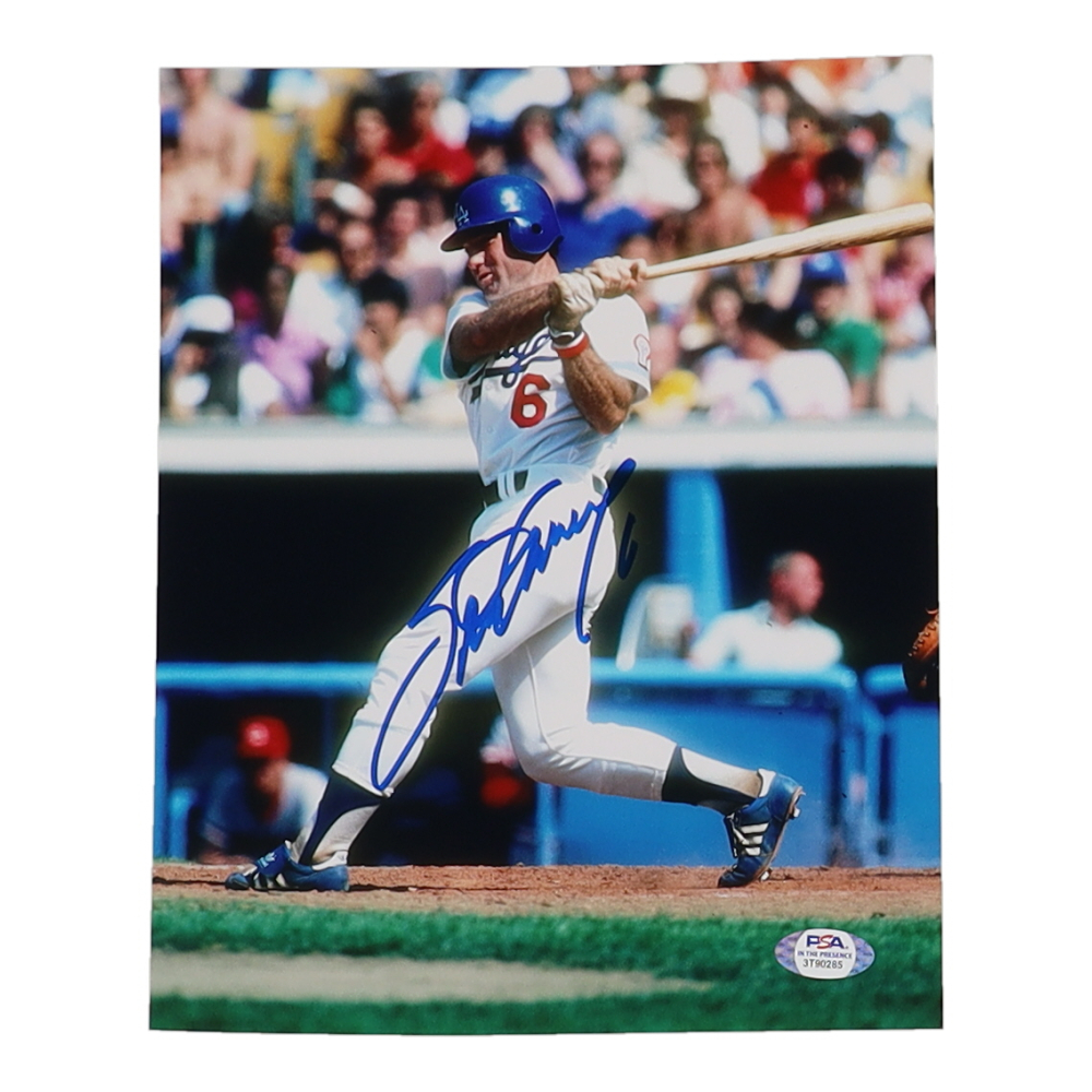 Steve Garvey Signed Dodgers 8x10 Photo (PSA) Pristine Auction
