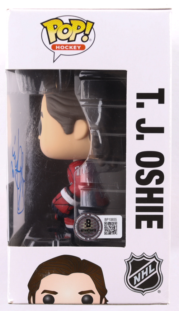T.J. Oshie Signed "Washington Capitals" #43 Hockey Funko Pop! Vinyl Figure (Beckett) at PristineAuction.com T.J. Oshie Signed "Washington Capitals" #43 Hockey Funko Pop! Vinyl Figure (Beckett) at PristineAuction.com