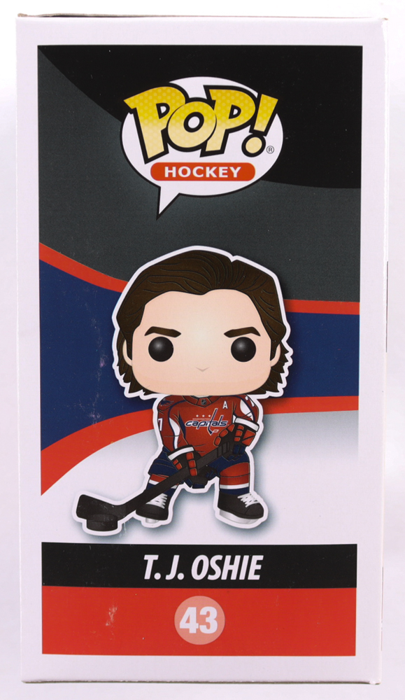T.J. Oshie Signed "Washington Capitals" #43 Hockey Funko Pop! Vinyl Figure (Beckett) at PristineAuction.com T.J. Oshie Signed "Washington Capitals" #43 Hockey Funko Pop! Vinyl Figure (Beckett) at PristineAuction.com