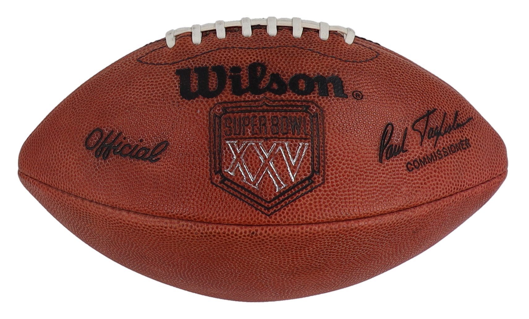 Lawrence Taylor Signed Super Bowl XXV Logo Football (JSA) at PristineAuction.com Lawrence Taylor Signed Super Bowl XXV Logo Football (JSA) at PristineAuction.com