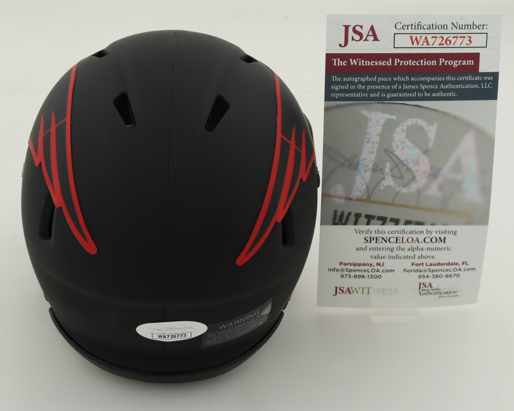 James White Signed Patriots Eclipse Alternate Speed Mini Helmet (JSA) at PristineAuction.com James White Signed Patriots Eclipse Alternate Speed Mini Helmet (JSA) at PristineAuction.com