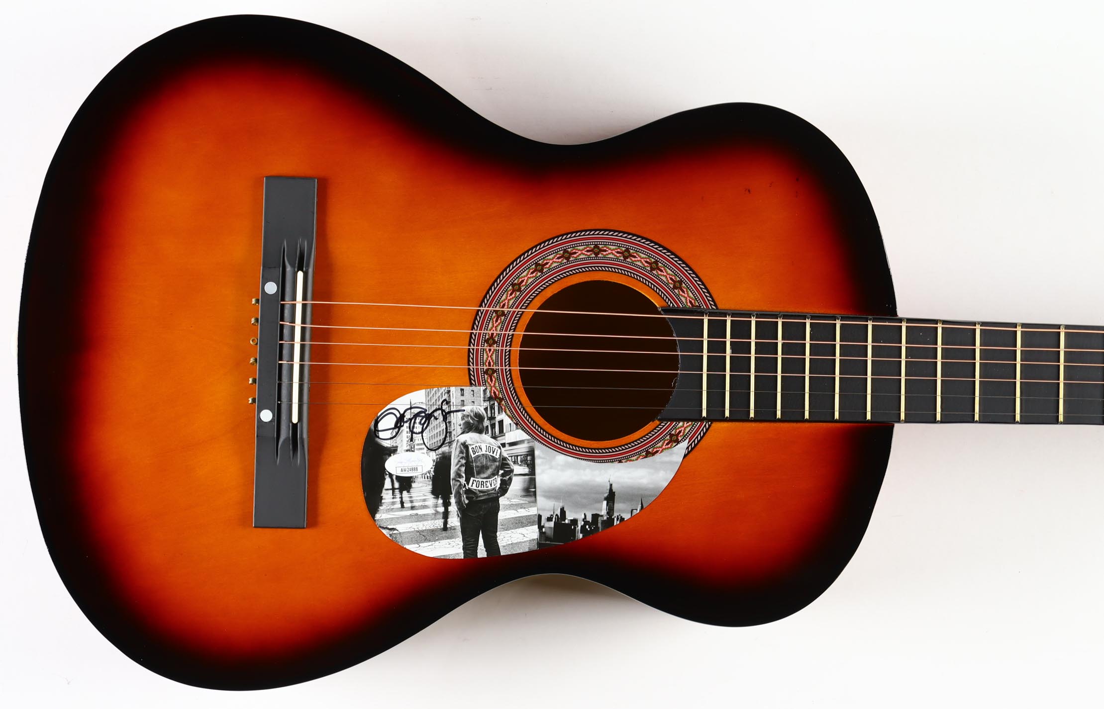 Jon Bon Jovi Signed 38" Acoustic Guitar (JSA) at PristineAuction.com Jon Bon Jovi Signed 38" Acoustic Guitar (JSA) at PristineAuction.com