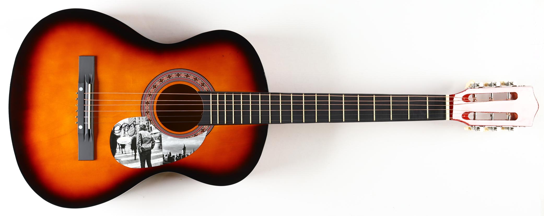 Jon Bon Jovi Signed 38" Acoustic Guitar (JSA) at PristineAuction.com Jon Bon Jovi Signed 38" Acoustic Guitar (JSA) at PristineAuction.com