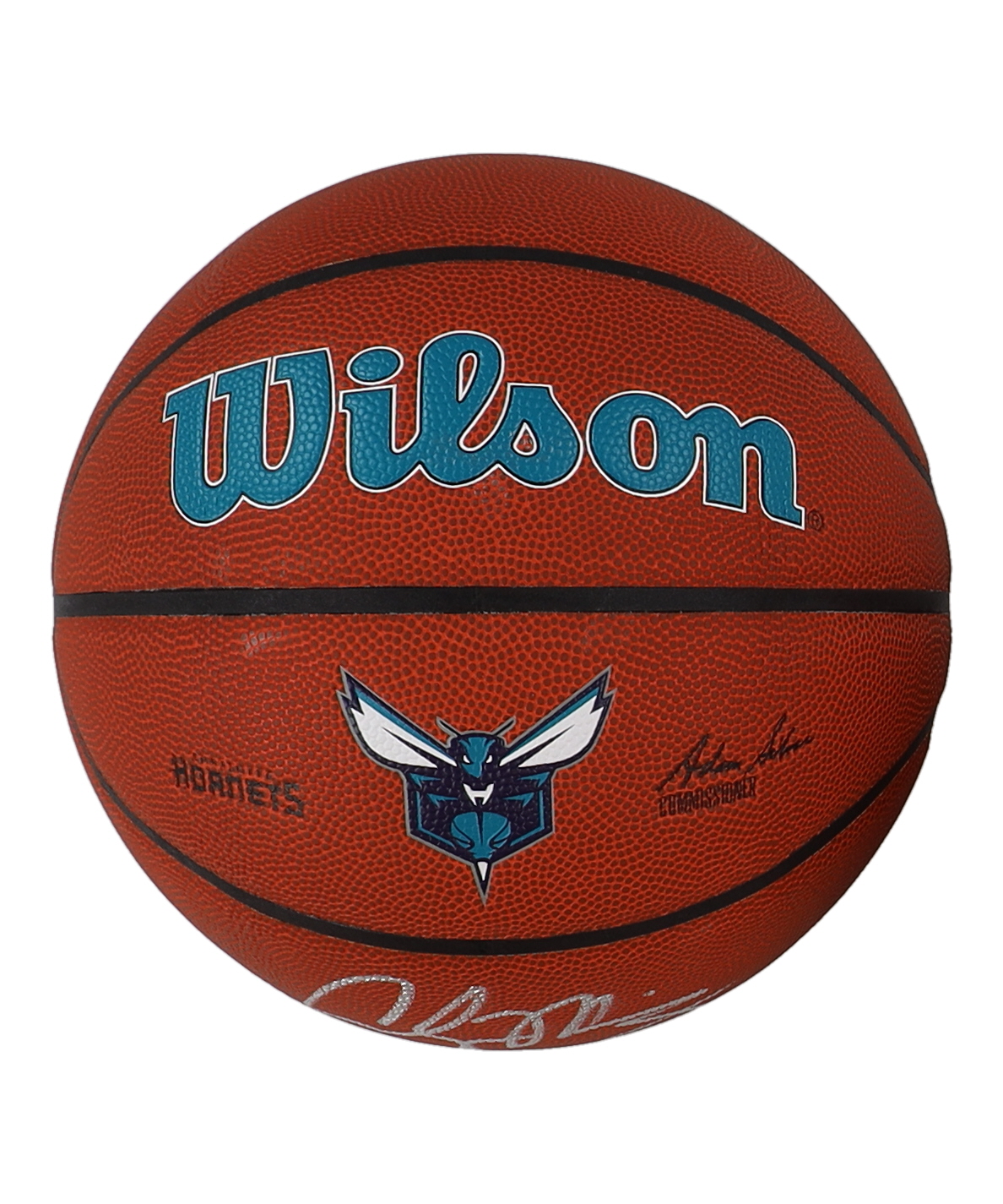 Alonzo Mourning Signed Hornets Logo NBA Basketball (Beckett) at PristineAuction.com Alonzo Mourning Signed Hornets Logo NBA Basketball (Beckett) at PristineAuction.com
