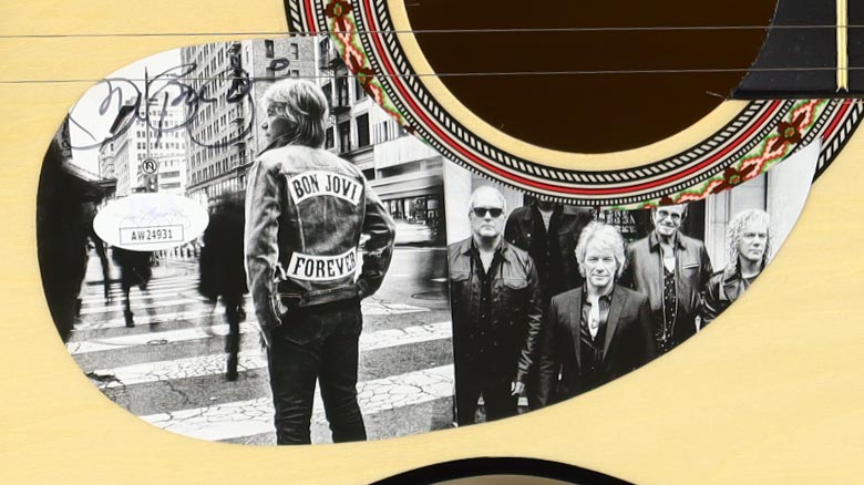 Jon Bon Jovi Signed 38" Acoustic Guitar (JSA) at PristineAuction.com Jon Bon Jovi Signed 38" Acoustic Guitar (JSA) at PristineAuction.com