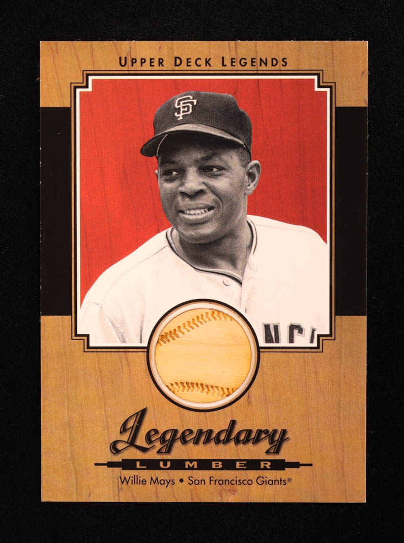 Willie Mays 2001 Upper Deck Legends Legendary Lumber #LWM at PristineAuction.com Willie Mays 2001 Upper Deck Legends Legendary Lumber #LWM at PristineAuction.com