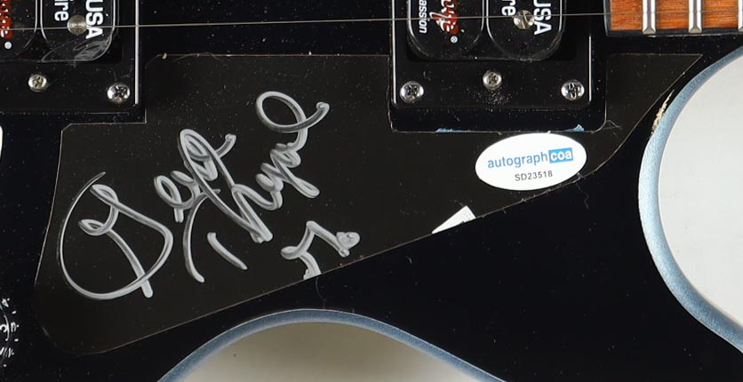 George Thorogood Signed Epiphone Les Paul Electric Guitar (ACOA) at PristineAuction.com George Thorogood Signed Epiphone Les Paul Electric Guitar (ACOA) at PristineAuction.com