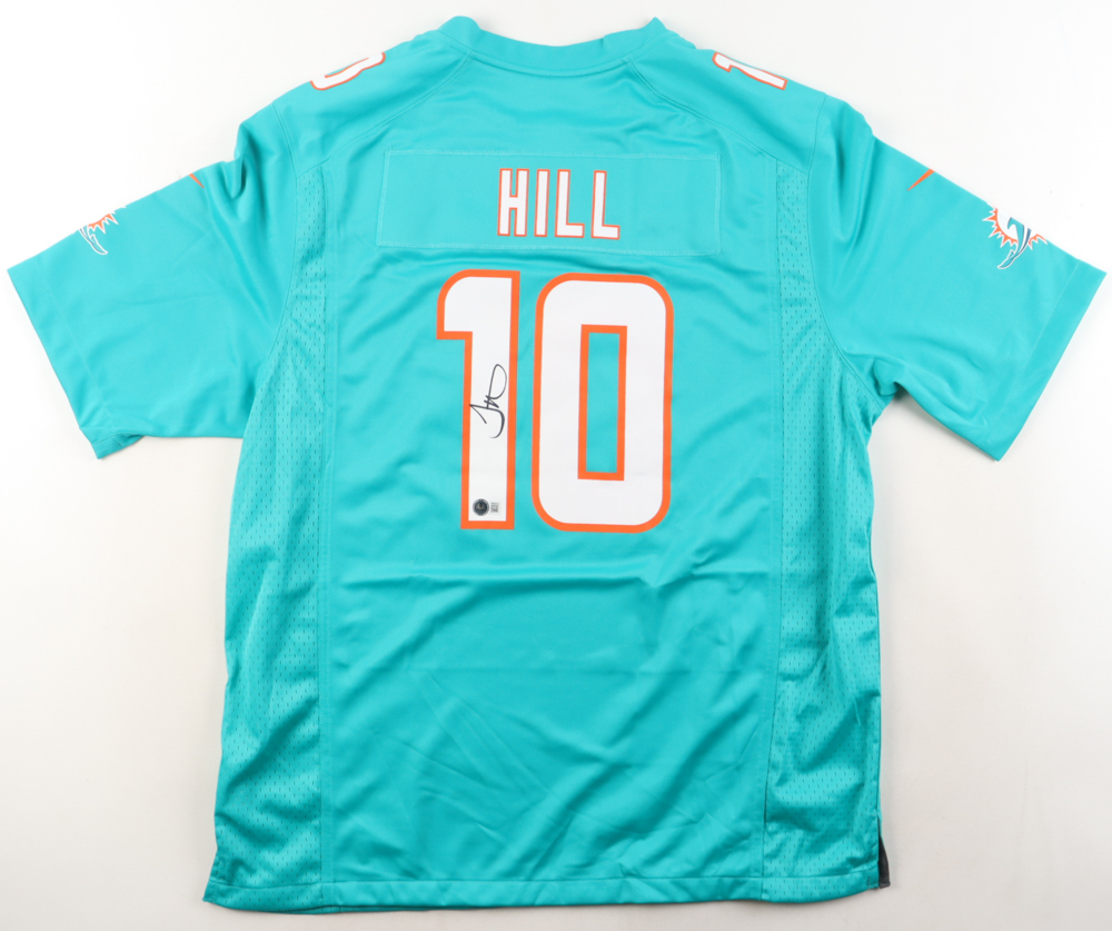 Tyreek Hill Signed Nike Dolphins Jersey (Beckett) at PristineAuction.com Tyreek Hill Signed Nike Dolphins Jersey (Beckett) at PristineAuction.com